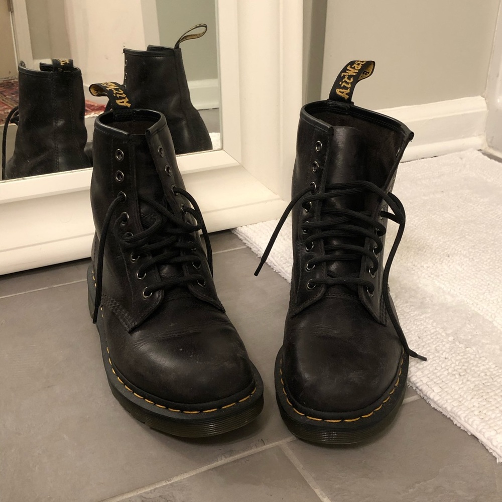 Black Matte Doc Martens AirWair